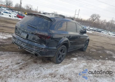 2015 Audi Q7 3.0T S Line Prestige from USA, damaged, VIN WA1DGAFE2FD024687